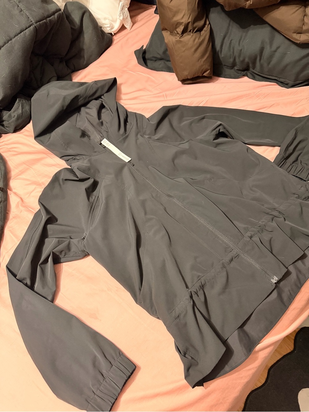 lululemon athletica Women's Hooded Gray Utility Jacket
